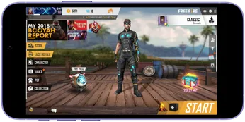 Old fre fire updated interface 2018
