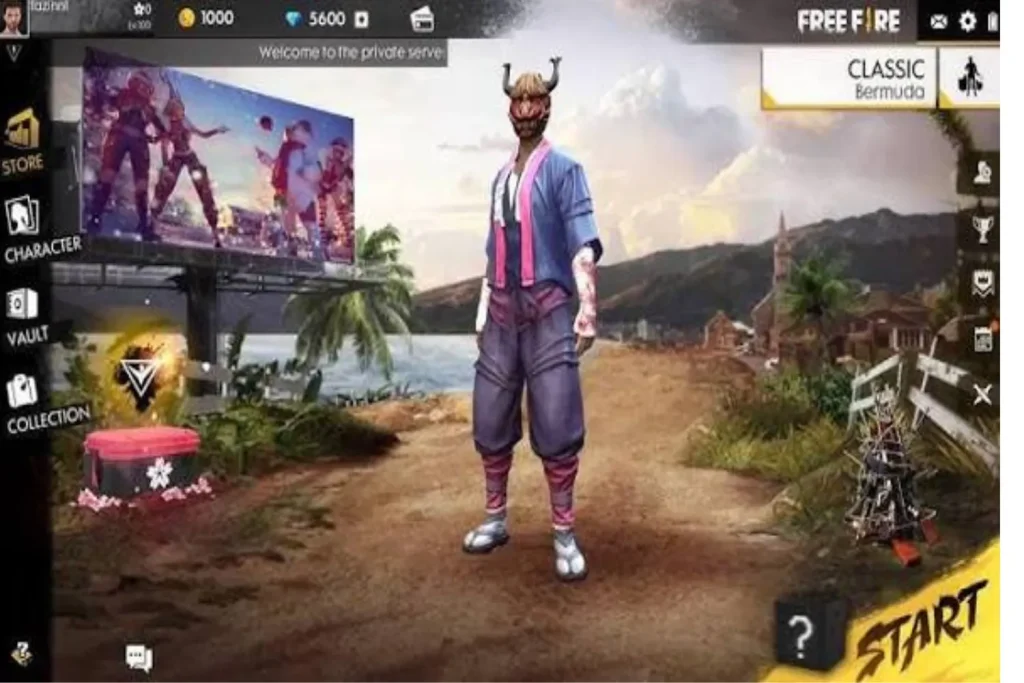 old free fire Lobby 2018