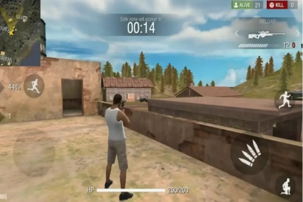 old free fire bermuda gameplay